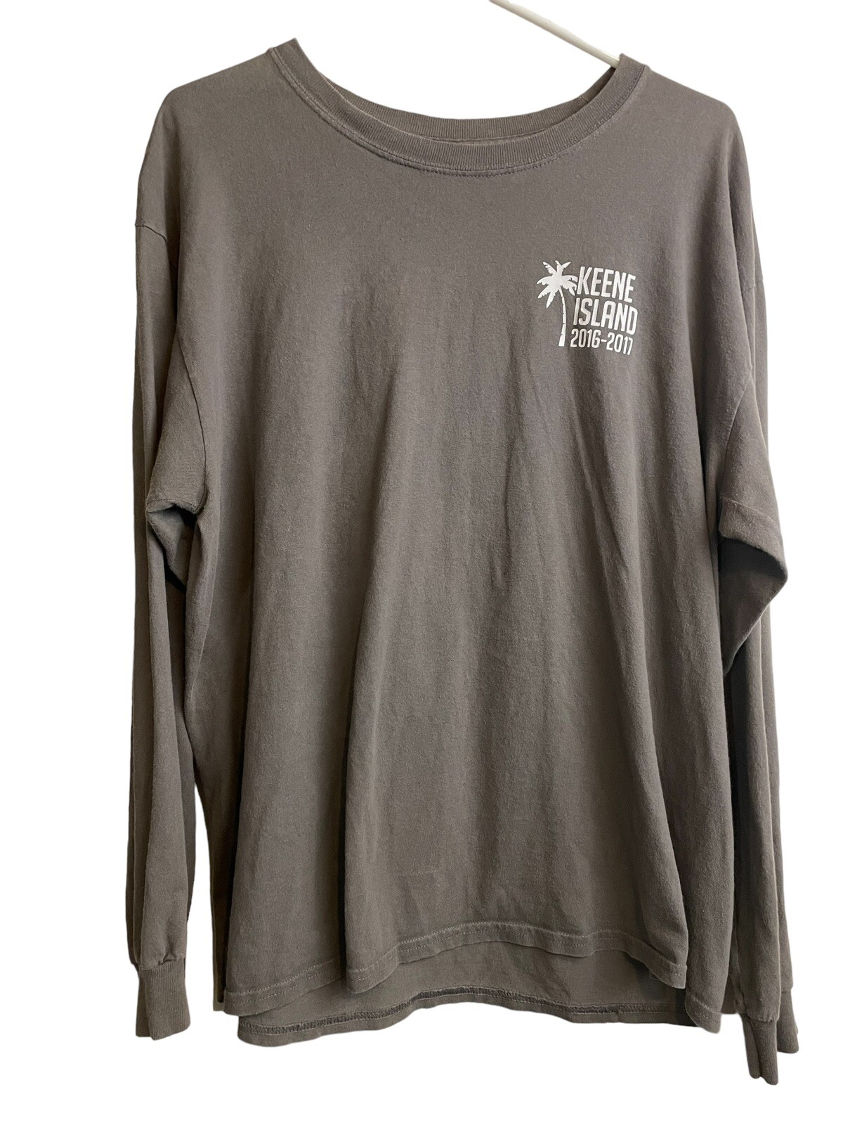 T shirt Keene Island 2016 2017 uomo grigio L camicia manica lunga