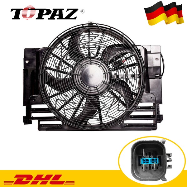 LüFter KüHlerlüFter MotorküHlung FüR BMW X5 E53 3.0I 2000-2006 4.4I 4.6Is 01-03-image