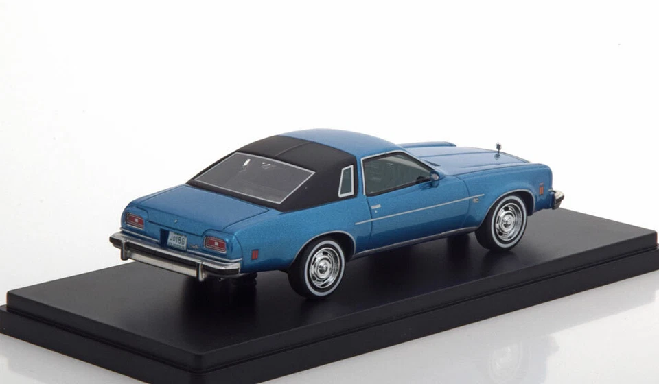 CHEVROLET MALIBU 2 Porte 1974 Blu Metal NEO 47186 1/43 Resina BLAU USA Auto - Immagine 3 di 3