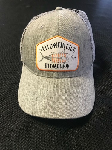 Flomotion Trucker Hat Cap Gray/Orange 
