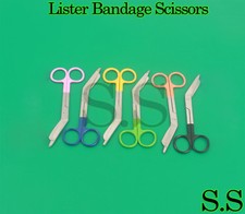 12 BANDAGE SCISSORS COLOR RING SURGICAL INSTRUMENTS