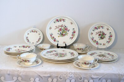 STEUBENVILLE MONTICELLO HERMAN C KUPPER INDIAN TREE 20 Pcs 5 Pc Plc Set Serv 4