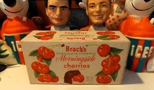 BRACH'S MORNINGSIDE 1950s CHOCOLATE COVERED CHERRIES CANDY BOX STORE DISPLAY !!!