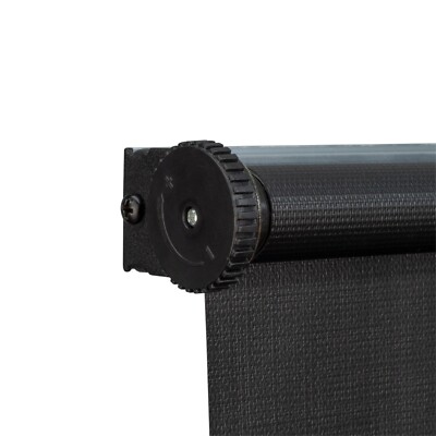 RecPro RV Roller Shades Black Camper Window Shades Roller Blinds 44'' W x 60'' H