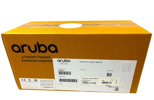JL085A I New Sealed HPE Aruba X371 12VDC 250W 100-240VAC Power Supply 0957-2473