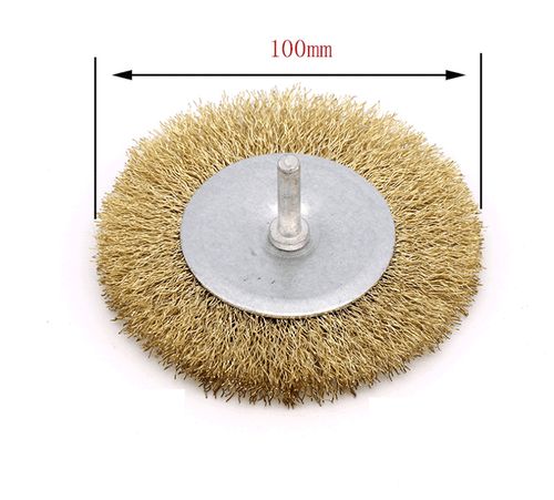Brass Wire/Stainless steel Wheel Brushes Grinder Polishing Grinding Rotary Tool - Picture 7 of 7