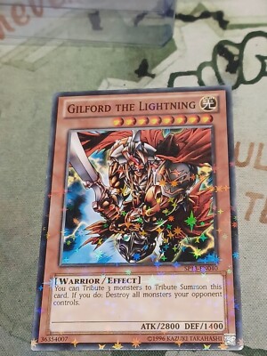 Yugioh GX Gba Yu-Gi-Oh! Card - Gilford The Lightning - Secret Rare -  Japanese Version (15AX-JPM17) - Lightly Played Yugioh GX Japanese