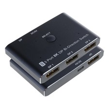 8K30hx DisplayPort Switcher Bi Directional 3 ...