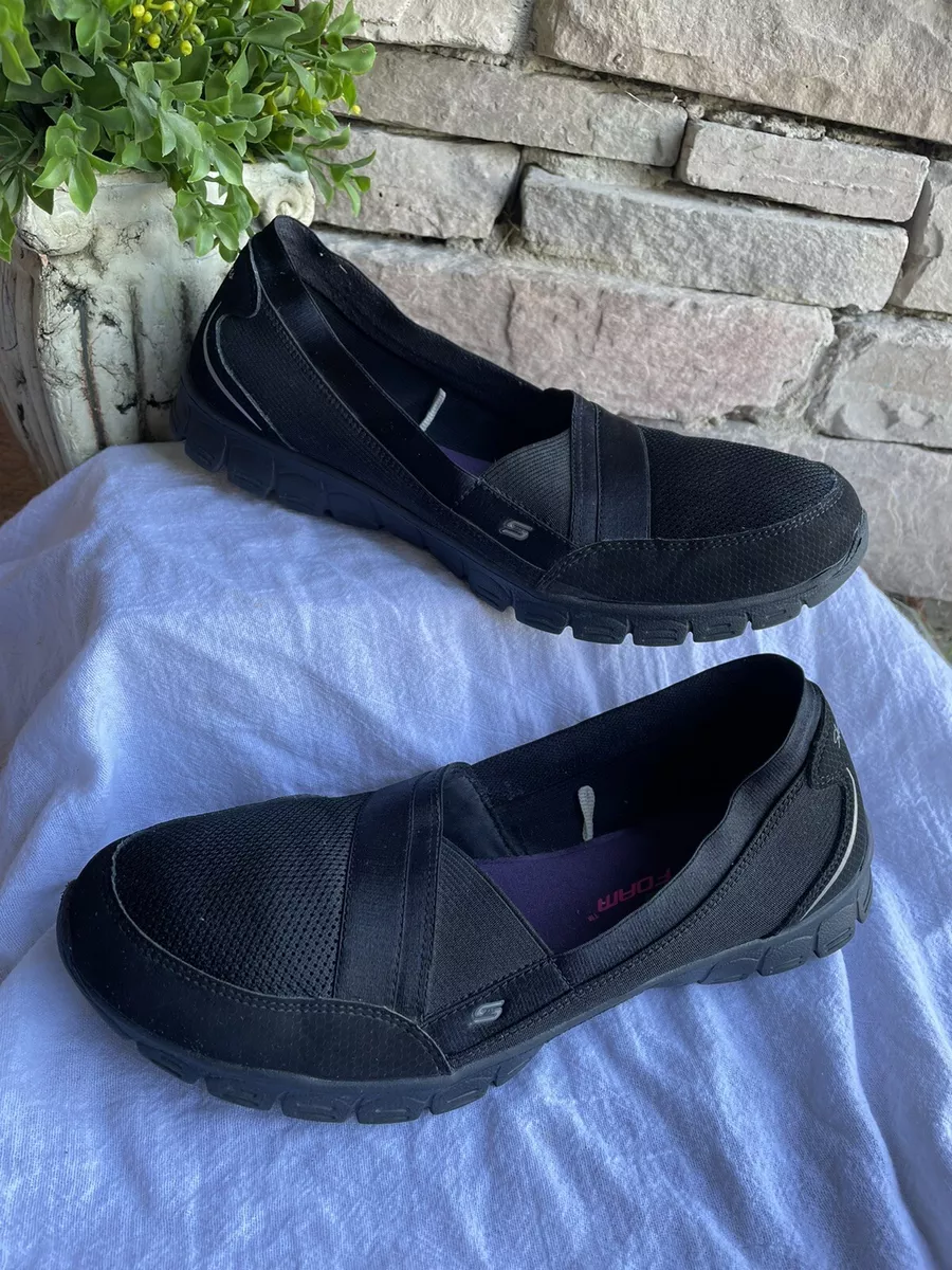 Skechers black cheap ez flex