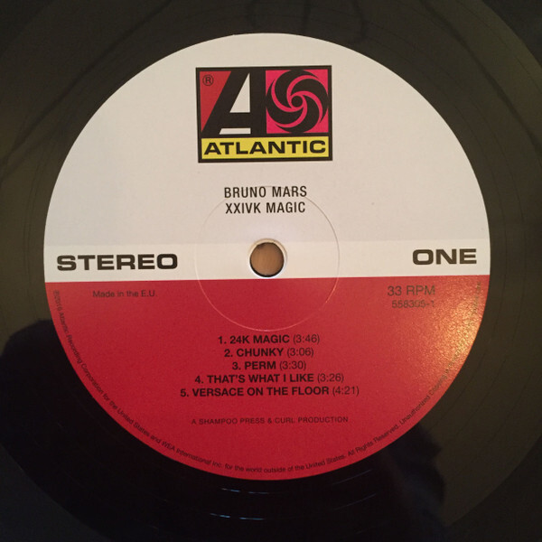 Bruno Mars レコードセット XXIV Magic Bruno Mars XXIV 24K Magic - De Luxe Edition (New 180 Gram LP