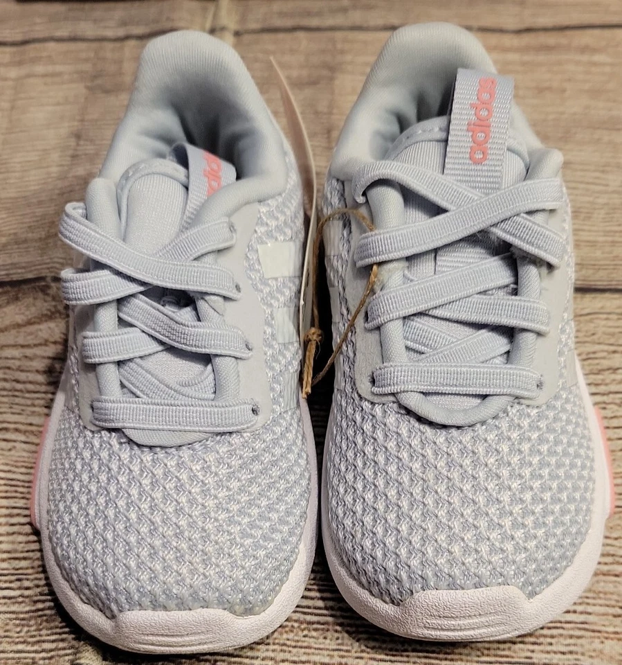 Adidas Racer TR 2.01 кроссовки обувь девочек размер 4K 4 ребенка ясельного возраста GW4837 новый серый - Изображение 2 из 4