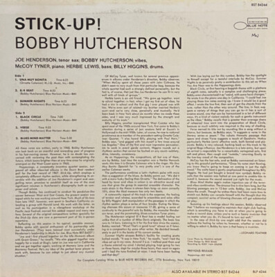 Bobby Hutcherson - Stick-Up! - Blue Note - BST 84244 - LP, Album