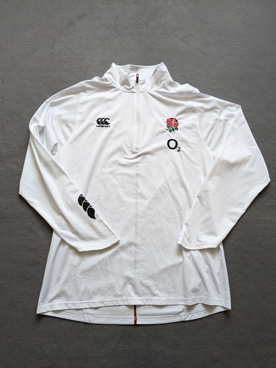 ◆THE COLDEST MOMENT TCM rugby long sleeve◆ canterbury England Rugby Team Light Full zip Training Top