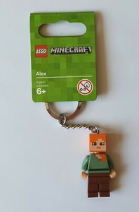 lego minecraft keychain