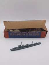 Vintage Comet WW2 Japanese Hatsuharu Class Destroyer & Orig. Box Authenticast