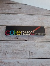 Faber Castell col-erase pencils eraser one dozen 12 Green and Yellow USA