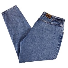 Vintage 90's Women s Lee Jeans Acid Wash Denim Size 12 Petite