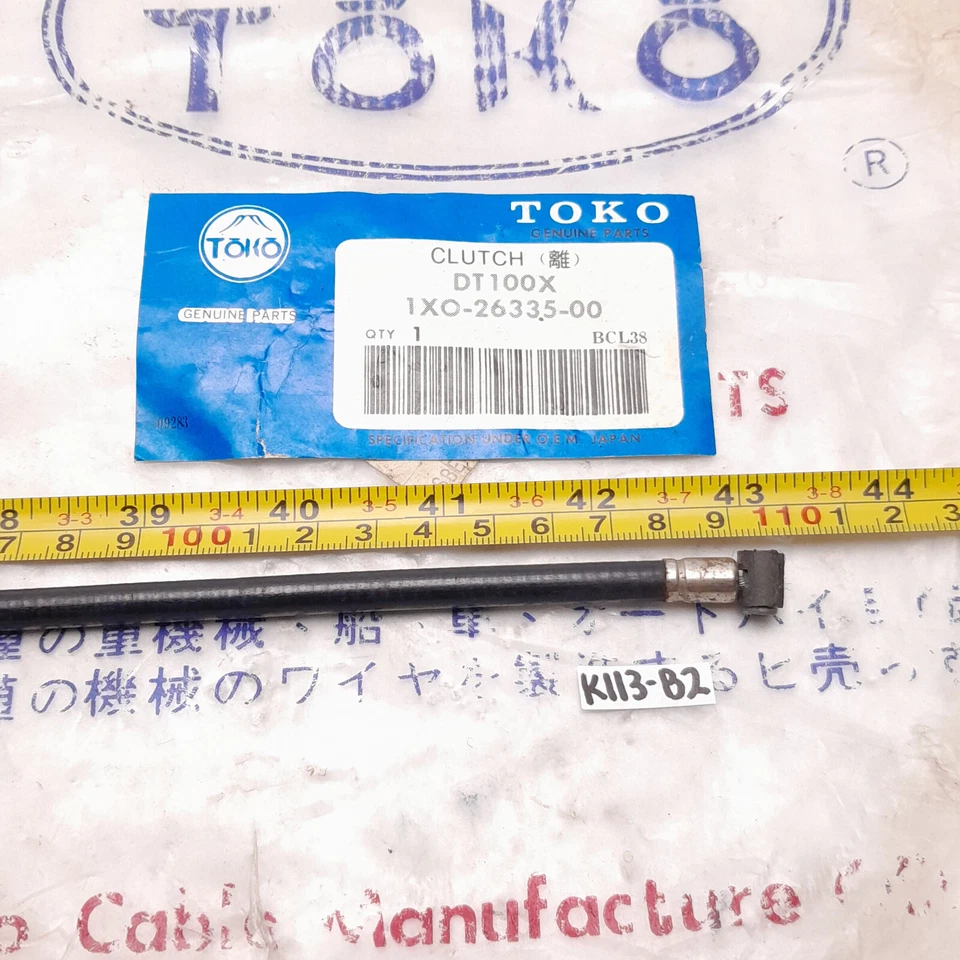 雅马哈 DT 100 X DT100 DT100X 离合器电缆 NOS — 第 4/4 张图片