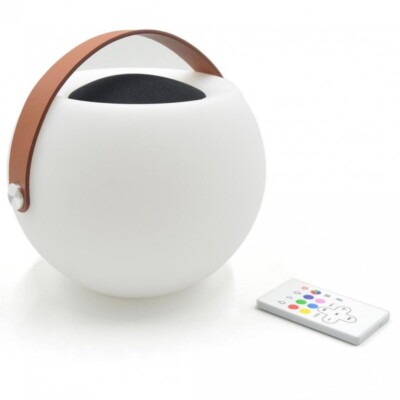 eStuff GlowSound1 tragbarer Bluetooth 5.0 Lautsprecher RGB LED 5-Watt RMS bis 8h