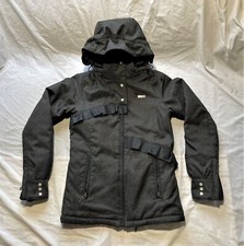 orage hooded insulated ski jacket xs womens gray prime 10