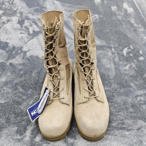 Bates Durashocks Steel Toe Boots Mens 12 M Suede military Tactical 01129 NEW - Picture 10 of 14