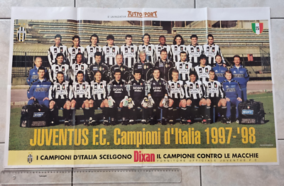 Poster 25e Scudetto Juventus 1997-1998 - Campioni D'Italia - Tuttosport