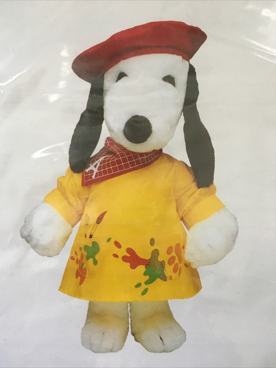 PEANUTS French Artist Beret 0823 Fits Medium Plush SNOOPY'S