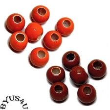 GLASS BEADS CERAMIC SPACER BEADS 9mm CHOOSE COLOR BROWN 50pcs SALE