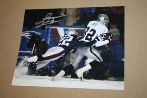 Oakland Raiders James Jett 82 Wr Signed Auto 8x10 Photo Vs Patriots Tuck Rule Ebay