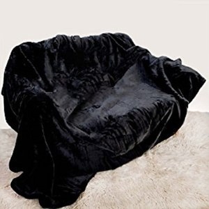 Amazon.com: Fur Accents Faux Fur King Size Bedspread/Throw ...