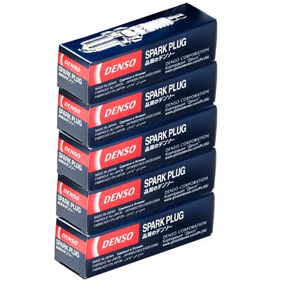 5x DENSO K20TT Zündkerze für Audi BMW 3 5 Fiat Mercedes Peugeot Toyota Suzuki VW