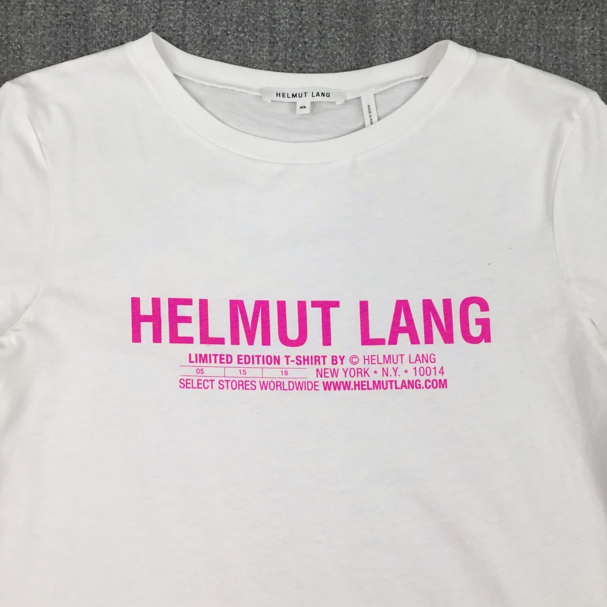 Helmut Lang T-Shirt Womens XS Limited Edition Short Sleeve