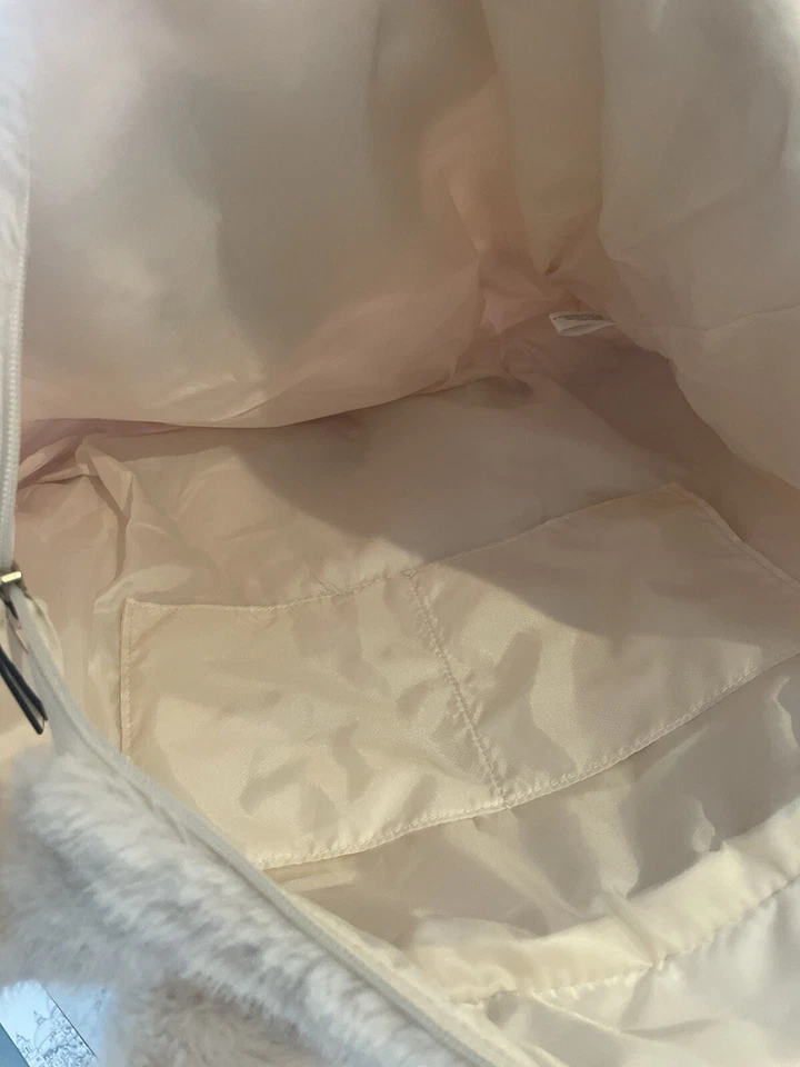 Victors Secret Fuzzy Tote Bag Large Limited Edition - Image 3 of 4