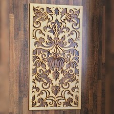 Georgian Floral Damask Decorative Screen Radiator Cabinet Panel 3mm 6mm 0198