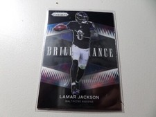 2021 Panini Prizm Lamar Jackson Brilliance Insert #B-7 Ravens
