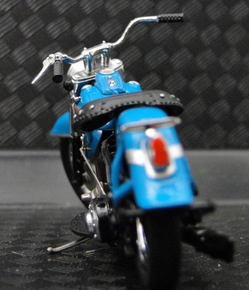 1940s Harley Davidson Motorcycle Model Easy Rod Custom Rider Touring Bike  1 10 - Image 4 of 4