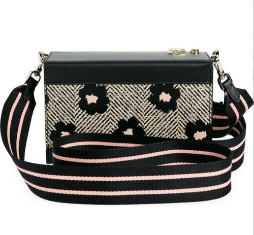 kate spade- Oh Snap- Camera Crossbody Bag- Herringbone Black Multi- NWT- $429 - Picture 13 of 17