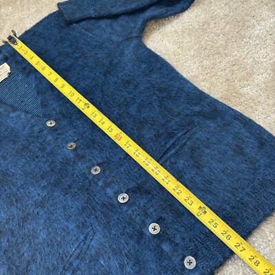 Vintage 1960s Mohair The Baggy Shag Lord Jeff Cardigan Vintage 1960s Mohair The Baggy Shag Lord Jeff Cardigan
