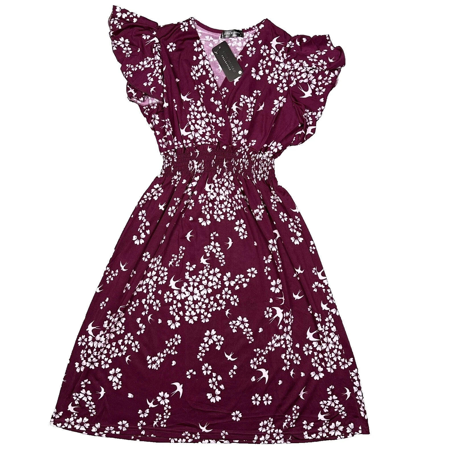 Vestidos de poliéster de aves para De mujer