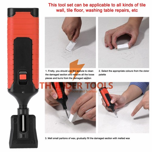 Ceramic Tile Repairing Tool Set Multifunction DIY Repairing Tool Set Household - Picture 5 of 8