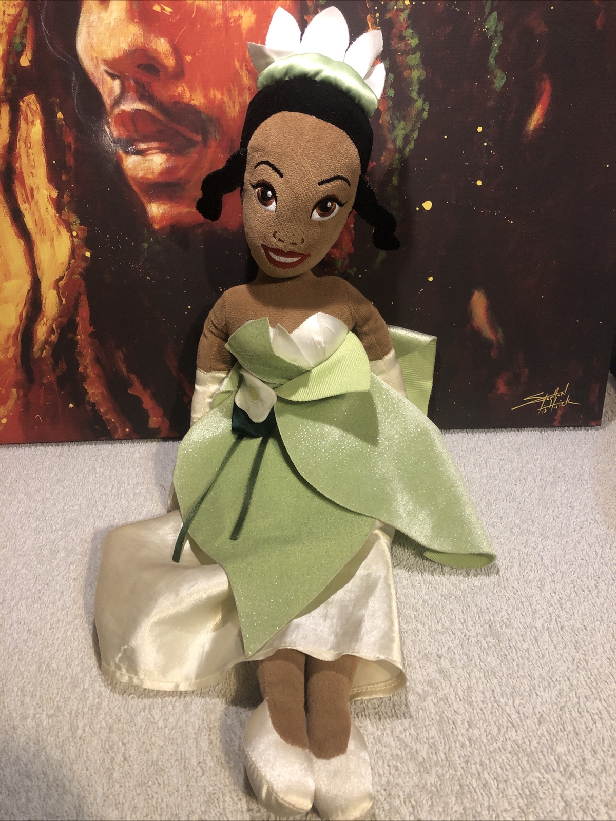 tiana plush doll