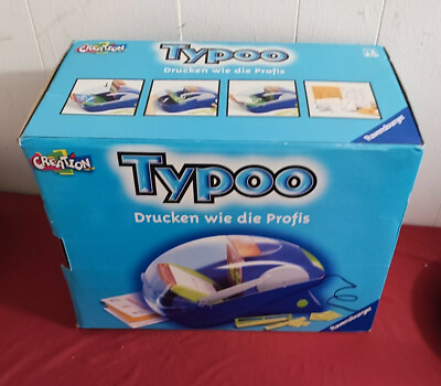 Typoo drucken wie die Profis Ravensburger Creation. Neu nur einmal ausgepackt.