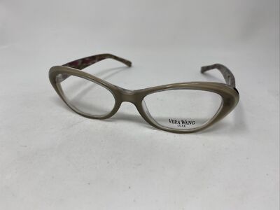 VERA WANG LUXE LINETTE TP 52/17/135 GRAY ITALY EYEGLASSES FRAME IQ55