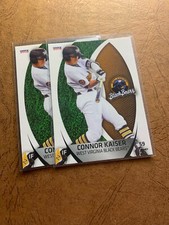 CONNOR KAISER 2018 Choice West Virginia Black Bears 2 card lot
