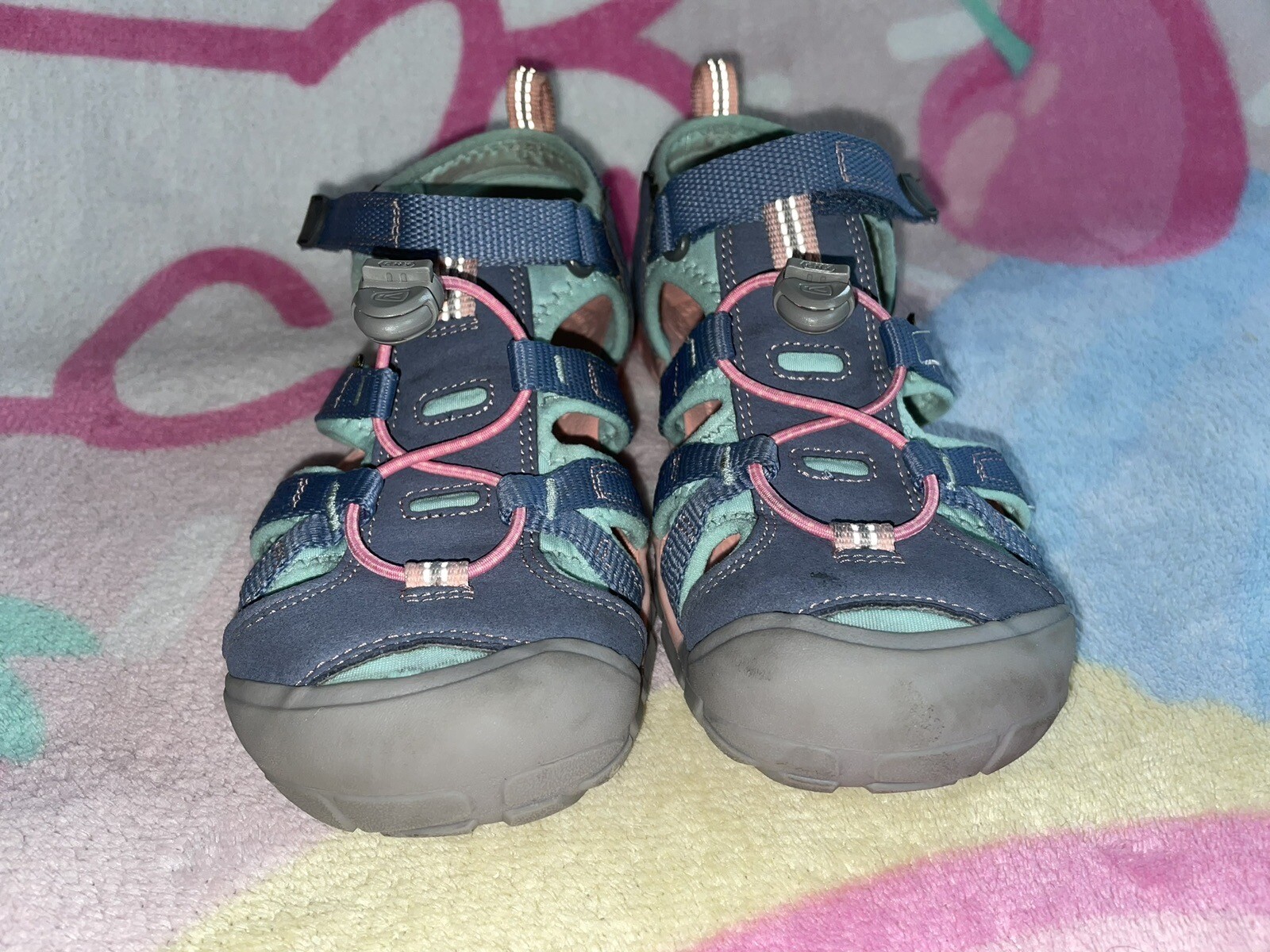Scarpe sandali sportivi Keen CNX blu rosa pull on lavabili donna taglia 4 (vedi foto)