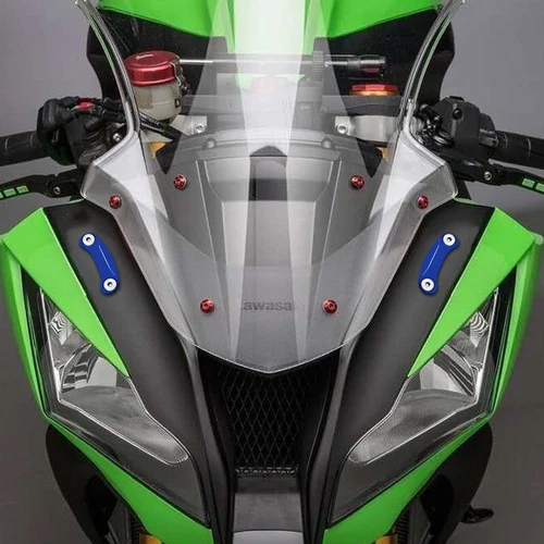 For ZX-6R ZX-10R 2019-2023 Windscreen Rear Mirror Hole Cover Driven Mirror Cap - Picture 18 of 18