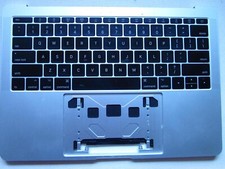 Apple 13" MacBook Pro Silver Top-Case Keyboard Battery 2016 2017 / A1708 A 