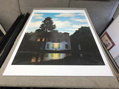 Estampe Signée René Magritte – L’empire Des Lumières, 1954 – édition 1/75