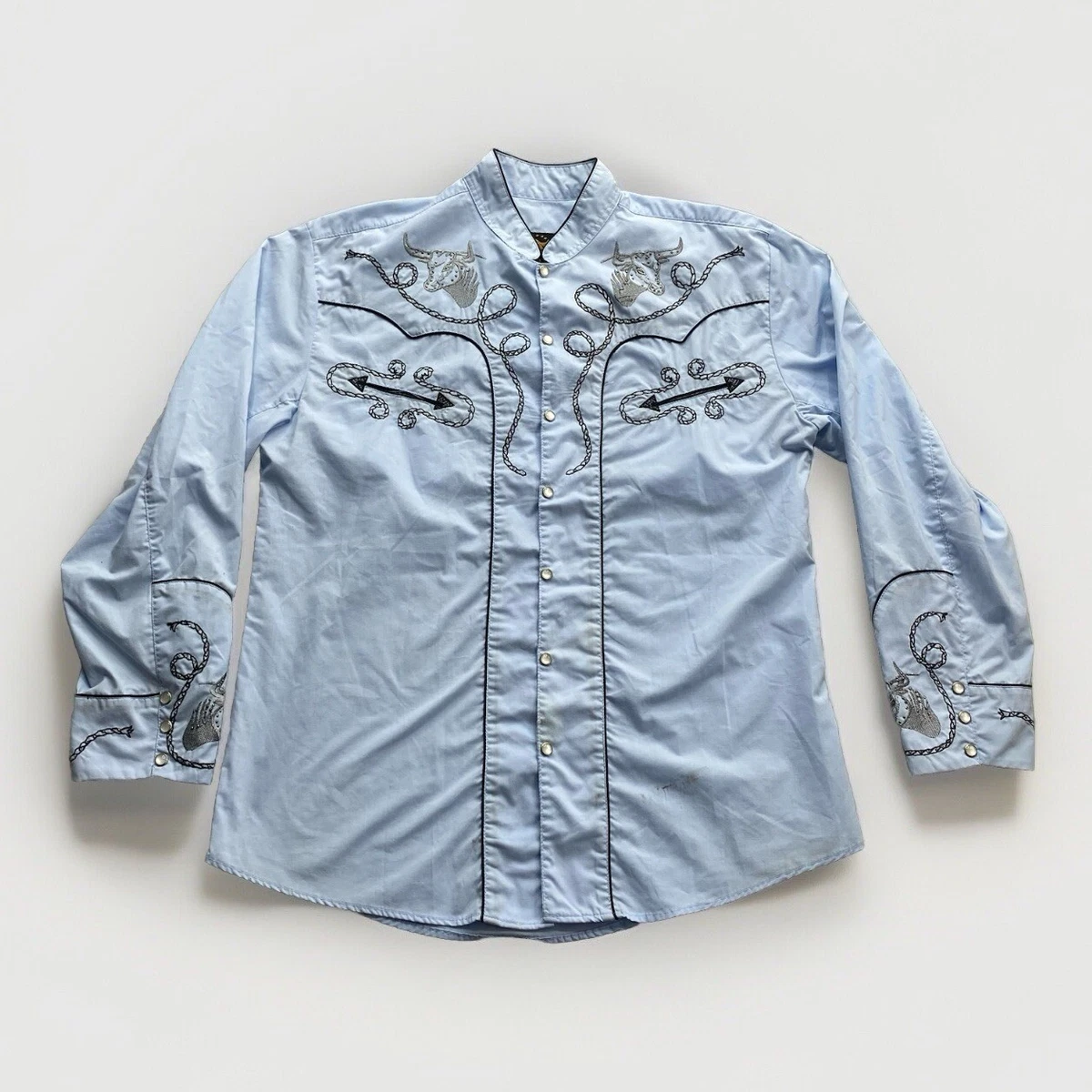 Wrangler WESTERN - Camicia - Barrel Blue/blu - Foto 5