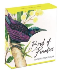 2019 Australian Bird of Paradise 1 oz .9999 silver Proof coin